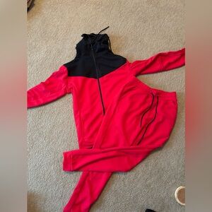 Youth Small fleece track suit